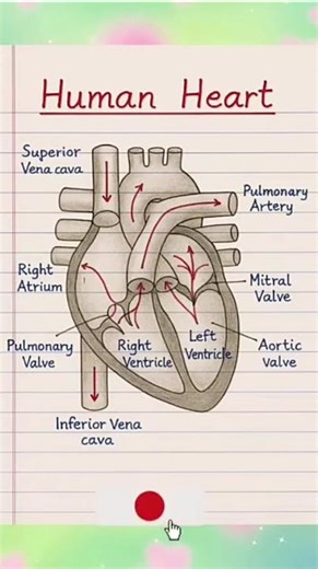 Human hearts 💕 class 10 structure