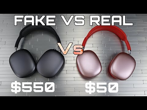 FIRST Airpods MAX CLONE VS REAL!! - P9 Wireless Headphones