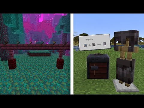 DEMİRCİ MASASI İŞLEVİ, GÖRÜNMEZ EŞYA ÇERÇEVESİ ve DAHASI!!┇Minecraft 1.16 Snapshot 20w10a