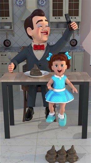 "I put the poop and this is what happened! 😂"