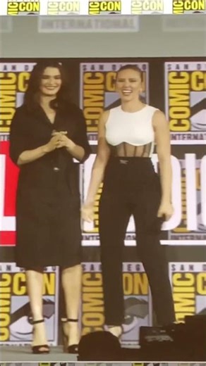 Scarlet Johansson introduced for the Black Widow Marvel panel in Hall H!