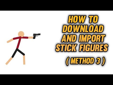 How To Download And Import Stick Figures In Stick Nodes/ Sticknodes Pro || English Tutorial