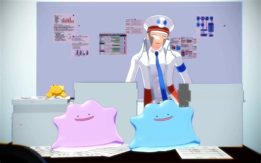 动画风MME特效配布&百变怪模型配布