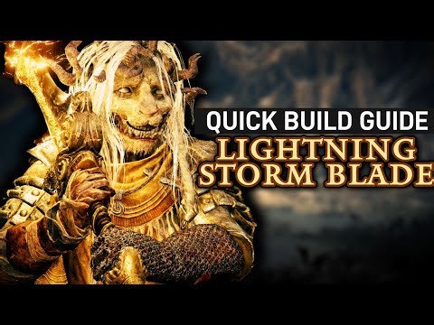 𝐄𝐋𝐃𝐄𝐍 𝐑𝐈𝐍𝐆 - Lightning Storm Blade | A Quick Build Guide