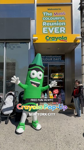 FREE Crayola Pop-Up: The Most Colourful Reunion Ever 🌈 In celebration of International Colour Day, Crayola is hosting The Most Colourful Reunion Ever event! The FREE public event marks the return of eight retired crayon colors, brought to life as characters. What to expect? Visitors will experience eight globally themed, interactive spaces, each hosted by one of the retired crayon characters. They’ll receive passports to collect stamps from each character station while participating in various 