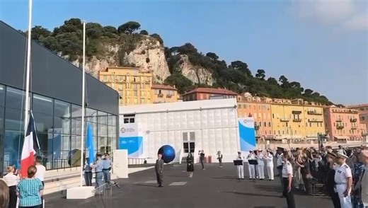 14K views · 91 reactions |  Les couleurs de l’ONU se lèvent à Nice...