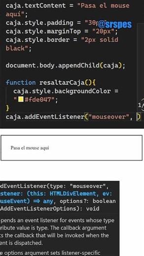 Crea funciones externas para tus eventos en JavaScript