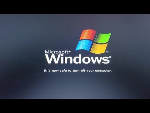 “It’s now safe to turn off your computer” message on Windows XP, 7, & 10