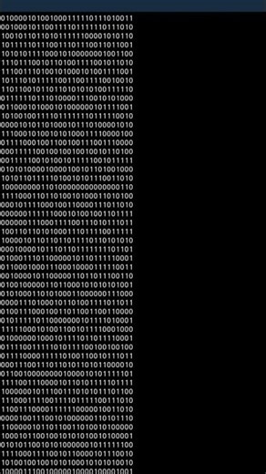 Matrix Style Binary Rain Effect 🌧️💻