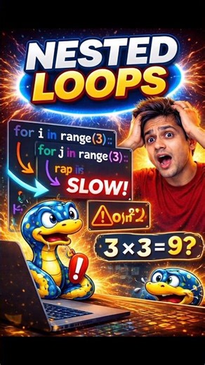 O(n²) keno slow? 🤯 Nested Loop explained!