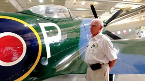 Climb in the cockpit of our Supermarine Spitfire yourself! This is an incredible opportunity! The British fighter aircraft that is a hero of the Battle of Dunkirk and the exciting motion picture "Dunkirk"! Some interesting details right here about the Spitfire with Mick Dawson. This tremdously powerful fighter with the later designed Rolls Royce Griffon engines produced over 2,300 horsepower! Imagine what it was like to be one of the flyers to whom Winston Churchill spoke "Never was so much owed