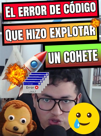 El ERROR DE CÓDIGO que hizo EXPLOTAR un COHETE#programacion #programador #developer #javascript #java #programadores #php #programadora