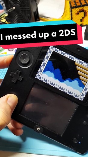 Re- Repairing a 2DS 😬 at least is working now! Another DS repair here! 👇👇 @Video Game Restoration #electronics #2ds #3ds #nintendo #Mario #supermariomovie #vgr🕹 #repair