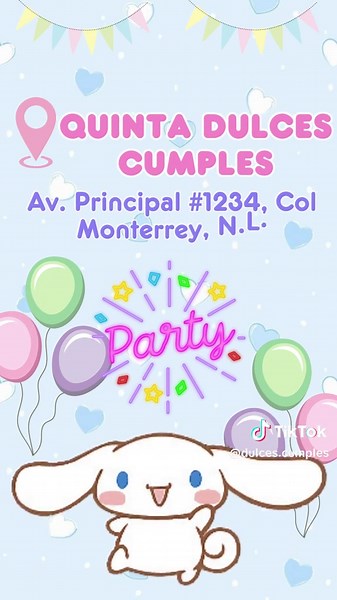 Fiesta de Cinnamoroll: ¡Celebra a lo grande!