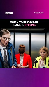 1M views · 10K reactions | Tag the friend that always fails at flirting THE OUTLAWS: Seven bickering Bristol lawbreakers stuck together on community payback try to keep their noses clean – but can they? With Stephen Merchant, Jessica Gunning and Christopher Walken. #Comedy #StephenMerchant #Funny #Throwback | BBC Comedy | Facebook