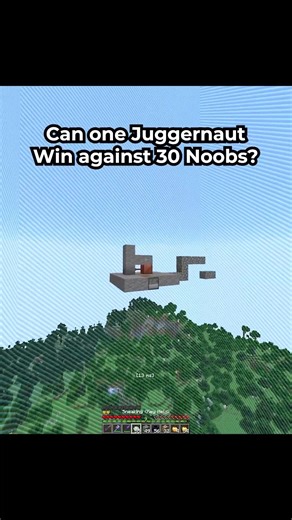 30 Players vs 1 UNSTOPPABLE Juggernaut #minecraft #challenge