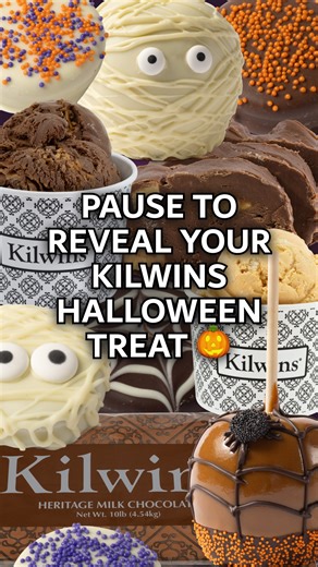 Welcome to trick or treat, Kilwins style! 🎃🍫✨ Pause this video and whatever treat you land on is your Halloween match. From Pumpkin Pie Ice Cream to our giant 10 lb Milk Chocolate Bar, every pick is frightfully delicious. 👻🍦 Comment your match below, then stop by Kilwins Blowing Rock - Main Street to treat yourself to the sweetest Halloween yet! #HappyHalloween #TrickOrTreatYourself #KilwinsMoments | Kilwins Blowing Rock