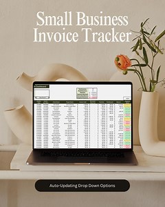 Automated Excel Invoice Tracker - Etsy Australia