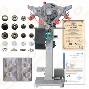 [Hot Item] Fully Automatic Snap Fastening Machine Button Making Attaching