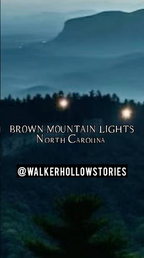 Brown Mountain Lights NC #shorts #scarystories #northcarolina #ghoststories #walkerhollow #spooky