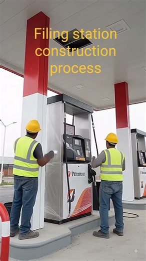 Filing station construction process