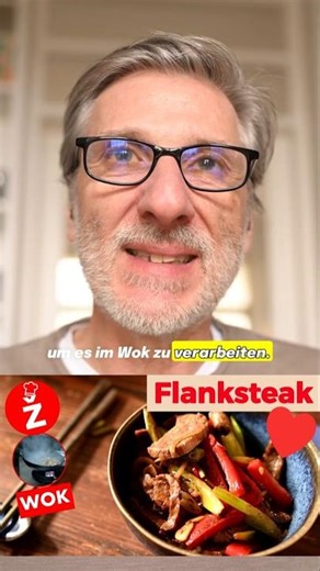Wok - Flanksteak im Wok ist schon geil 🤩