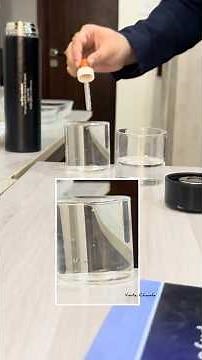 Curved surface of water at the rim of the glass #cohesion #adhésion #surfacetension #curvedsurface