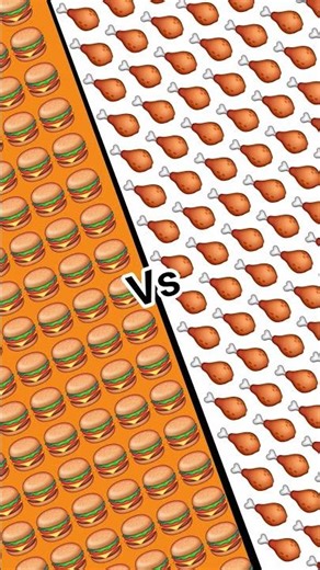 burgers vs leg piece emoji fight