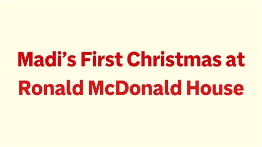 Madi’s first Christmas looked a little different. There were hospital hallways instead of living rooms, quiet moments instead of big gatherings—but there was also love, closeness, and time together. Because her family could stay nearby at Ronald McDonald House, Katy and Ryan were there for the moments that mattered. Holding her. Talking to her. Celebrating her first holiday, even inside hospital walls. ✨ We're wishing you and your loved ones a season filled with warmth, comfort, and togetherness