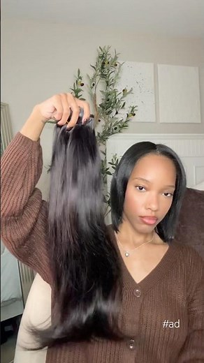 the best holiday hair transformation with clip-ins ✨#ad #bellami #bellamihair #bellamipartner