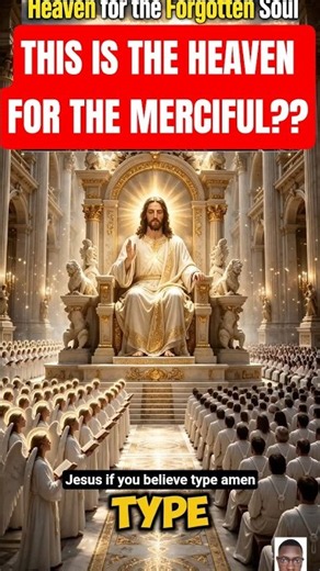 This type of heaven belongs to the Merciful - Matthew 5:7
