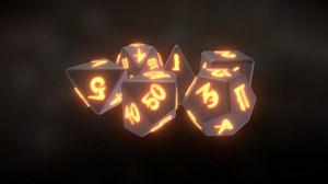 Dungeons And Dragons Dice Set - Download Free 3D model by JayDesigns3D (@JayDesigns)