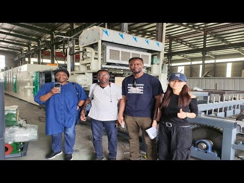 Egg tray machine the capacity is 2500-3000 pieces/h