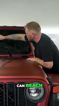 DIY Windshield Film Install With @flexishield 🔥 #ppf #vinyl #carwrap #vinylwrap