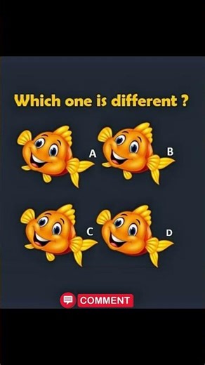 Which one is different? 🧠 A B C or D 🧠 #guess #kids #iqtest