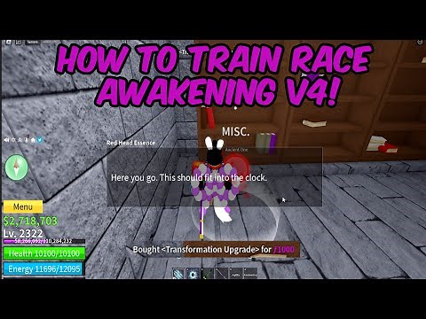 How To Train Race Awakening V4! (SECOND GEAR!) | Blox Fruits Update 18