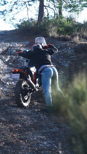 @mr.rallybike on Instagram: "What level are you at!? 😂😵‍💫 - The number one problem here is speed. Most noobs stay noobs because of lack of speed. - A huge benefit that ADV bikes have compared to enduro bikes is torque. We have pleeeeenty of torque so let’s use and abuse of it! - Stop tackling an obstacle way too slow, it’s a recipe for disaster. Start practicing feeling comfortable on your bike first, and then gradually increase the speed at which you ride on and off road! - #ktm #tutorialkin