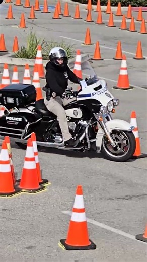 Rookie Female At Statewide Police Motorcycle Competition in Bakersfield CA