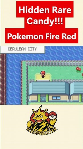 Hidden Rare Candy | Pokemon Fire Red Walkthrough