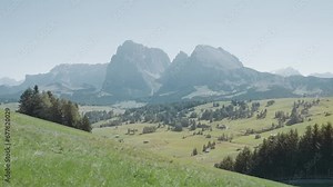 Landscape of the Siusi Alps