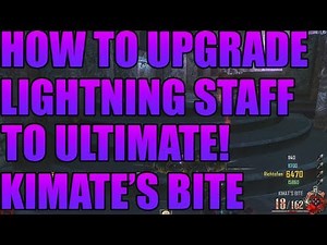 "Black Ops 2 ORIGINS" HOW to UPGRADE LIGHTNING STAFF to Ultimate Staff!(Kamite's Bite)FULL TUTORIAL!