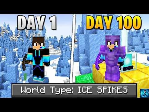 I Survived 100 Days in Minecraft’s DEADLIEST Ice Biome…(Hardcore) || MINECRAFT || #minecraft #gaming