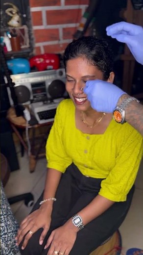 Getting a Nose Piercing! 💎 (Beautiful Diamond Stud Reveal) #nosepiercing #nostrilpiercing #shorts