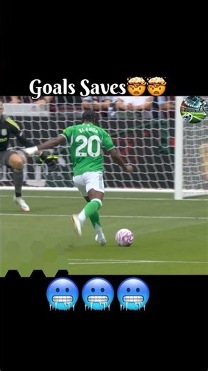 Goal Saves 😰...| #cr7 #messi #football #shorts