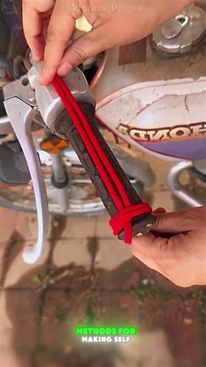 Methods for making self - made anti - slip covers for motorcycle handles 🛵✋🤗