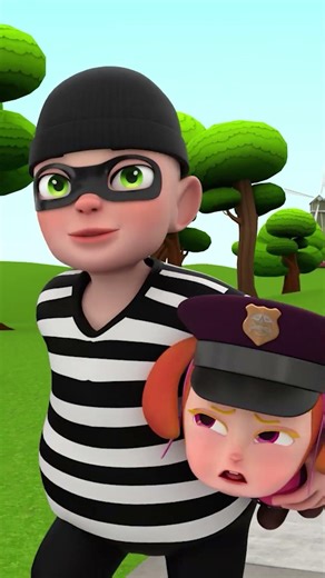 Police Soo Gets Kidnapped 😱🚓 | Rob Rescue Mission | Rosoo Family #nurseryrhymes #shorts