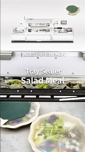 Salad Packaging | Automatic Tray Sealing Solution 🥗