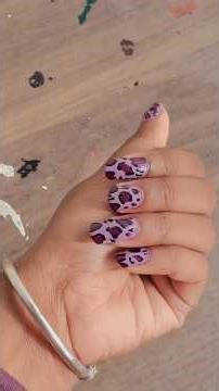 Leopard Nailart At Home🐆💅||#nailart #naildesign #nailtutorial #shorts #viralvideo #nails #subscribe