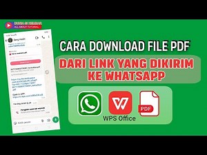 HOW TO DOWNLOAD PDF FILES FROM WPS OFFICE LINK ON WHATSAPP