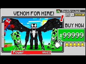 I *HIRED* VENOM TO BEAT MINECRAFT!